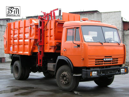 Мусоровоз с боковой загрузкой МКМ-44108 (новое название МК-4454-04) Мусоровоз с боковой загрузкой МКМ-44108 (новое название МК-4454-04)