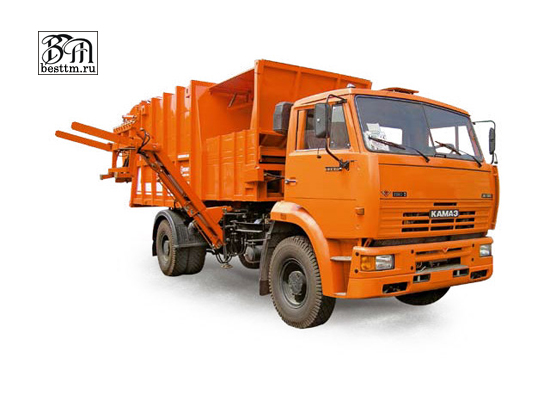 Мусоровоз с боковой загрузкой МКМ-4605 (новое название МК-4453-05) Мусоровоз с боковой загрузкой МКМ-4605 (новое название МК-4453-05)