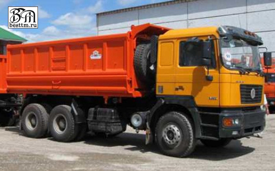 Китайский самосвал SHAANXI 655181 (бок. разгрузка) Китайский самосвал SHAANXI 655181 (бок. разгрузка)