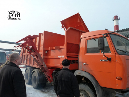Мусоровоз с боковой загрузкой МКМ-4705 (новое название МК-4453-07) Мусоровоз с боковой загрузкой МКМ-4705 (новое название МК-4453-07)