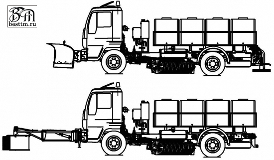 МДК-432932-88 Машина дорожная комбинированная МДК-432932-88 Машина дорожная комбинированная