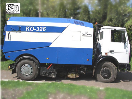 Подметально-уборочная машина КО-326 Подметально-уборочная машина КО-326